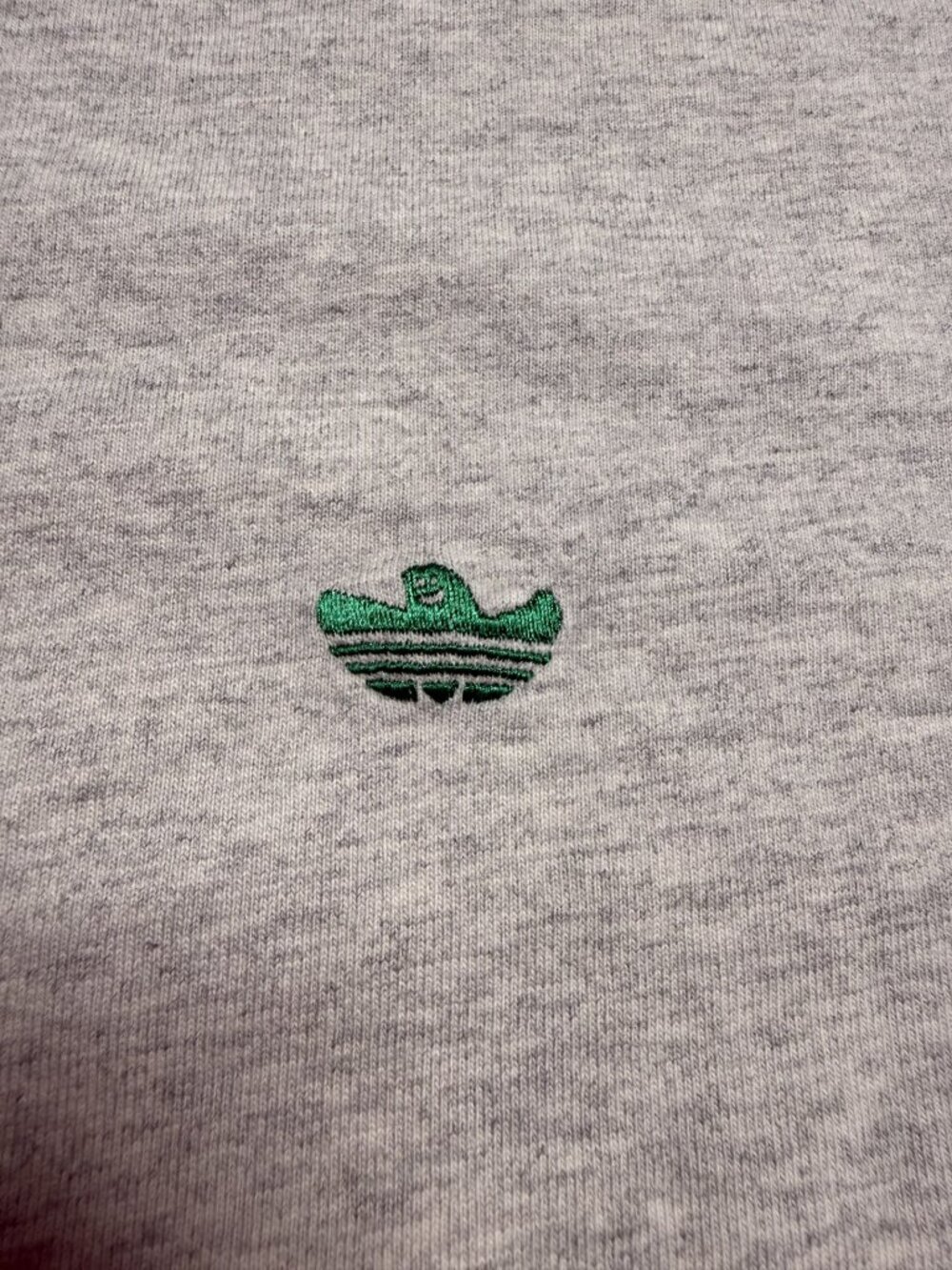 Adidas Original Skate Mini SHMOO T Shirt Men 2XL Gray Green Ghost Chest Logo